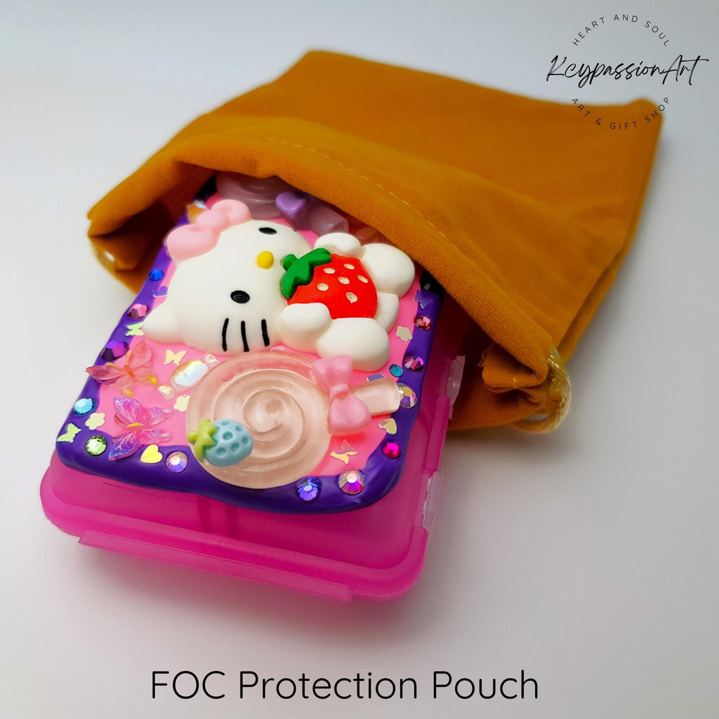 Pillenbox zum Aufklappen und Falten „I Love Lollipop“, geeignet für morgens und abends, inklusive Medikamenten- und Vitaminspender für 7 Tage, Pillendose für Tag und Nacht