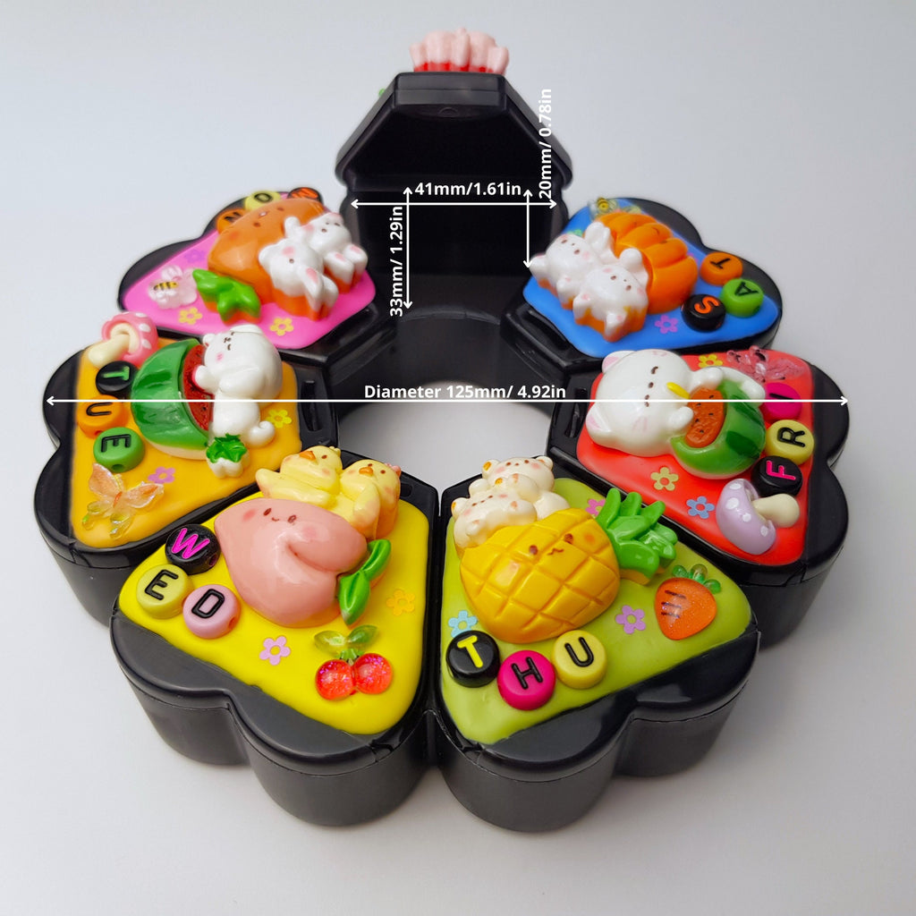 Fruits And Vegetables - XL Pill Box