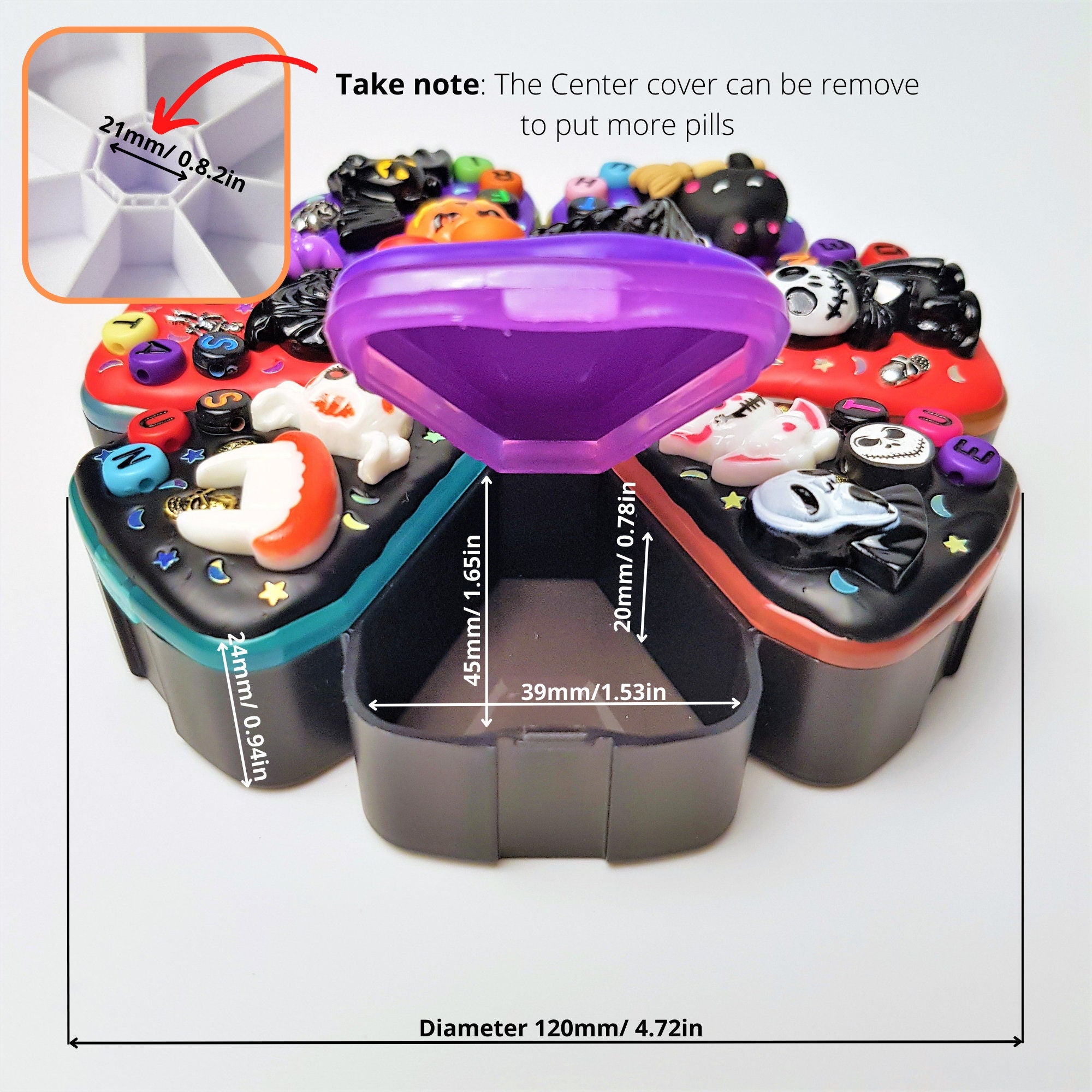 Spooky Halloween - XL Pill Box