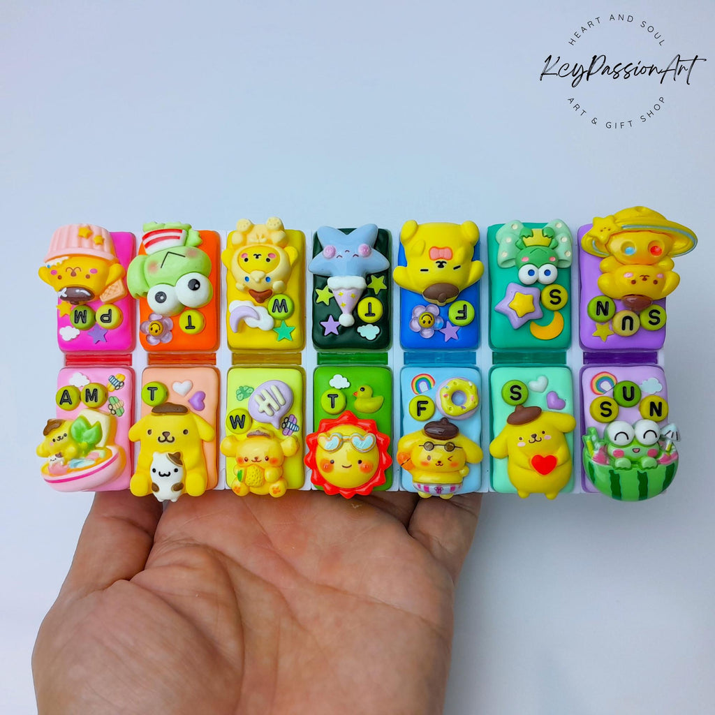 Doggie Froggie Outing - Detachable Pill Box