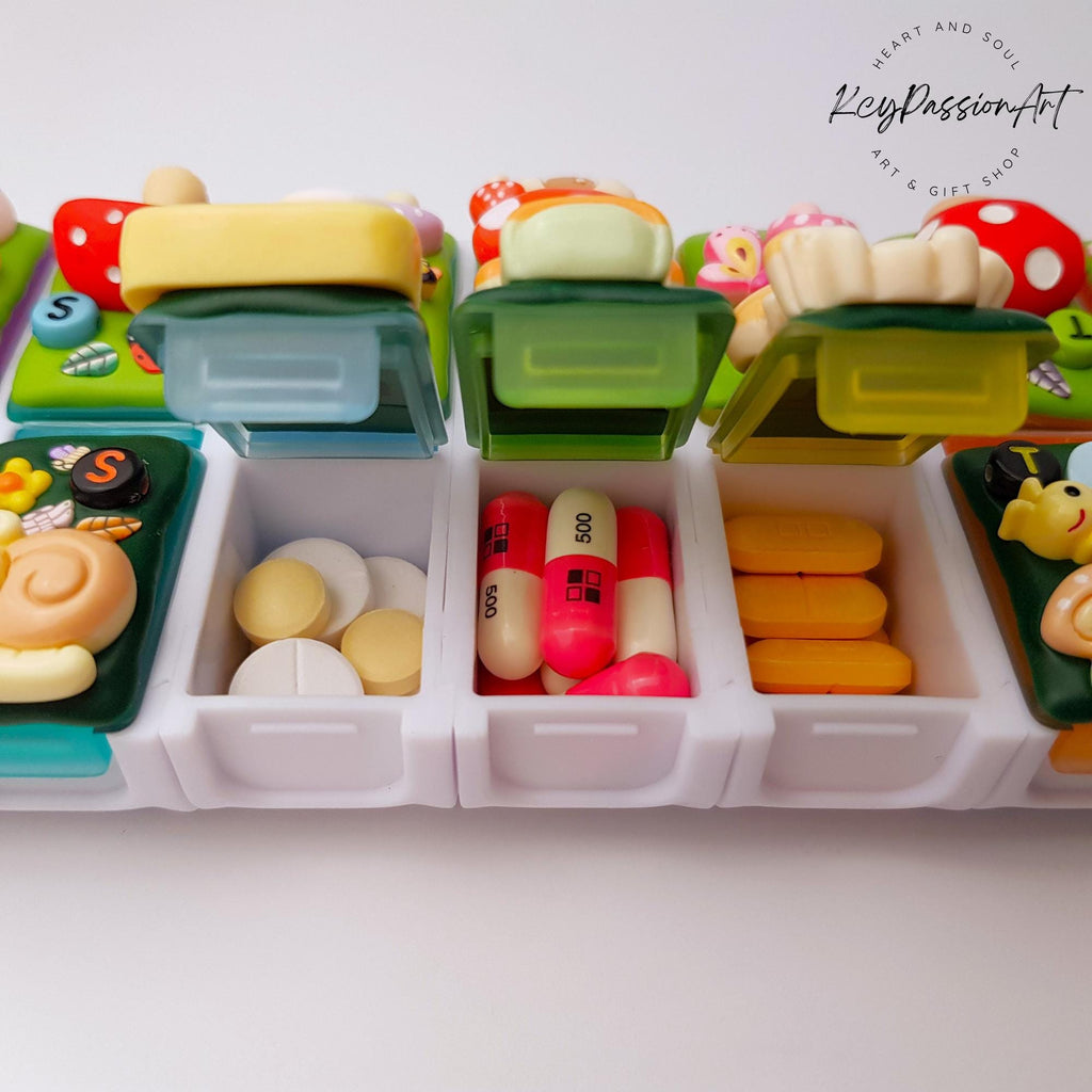 Mushroom Forest - Detachable Pill Box