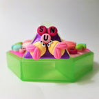 Tulip Flowers - Heptagon Pill Box