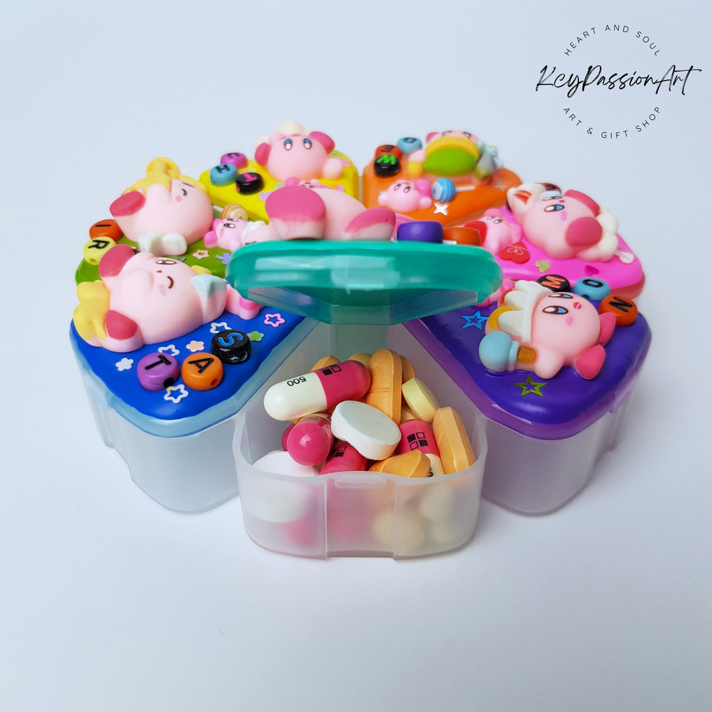 Charge Up Pink Balls - XL Pill Box