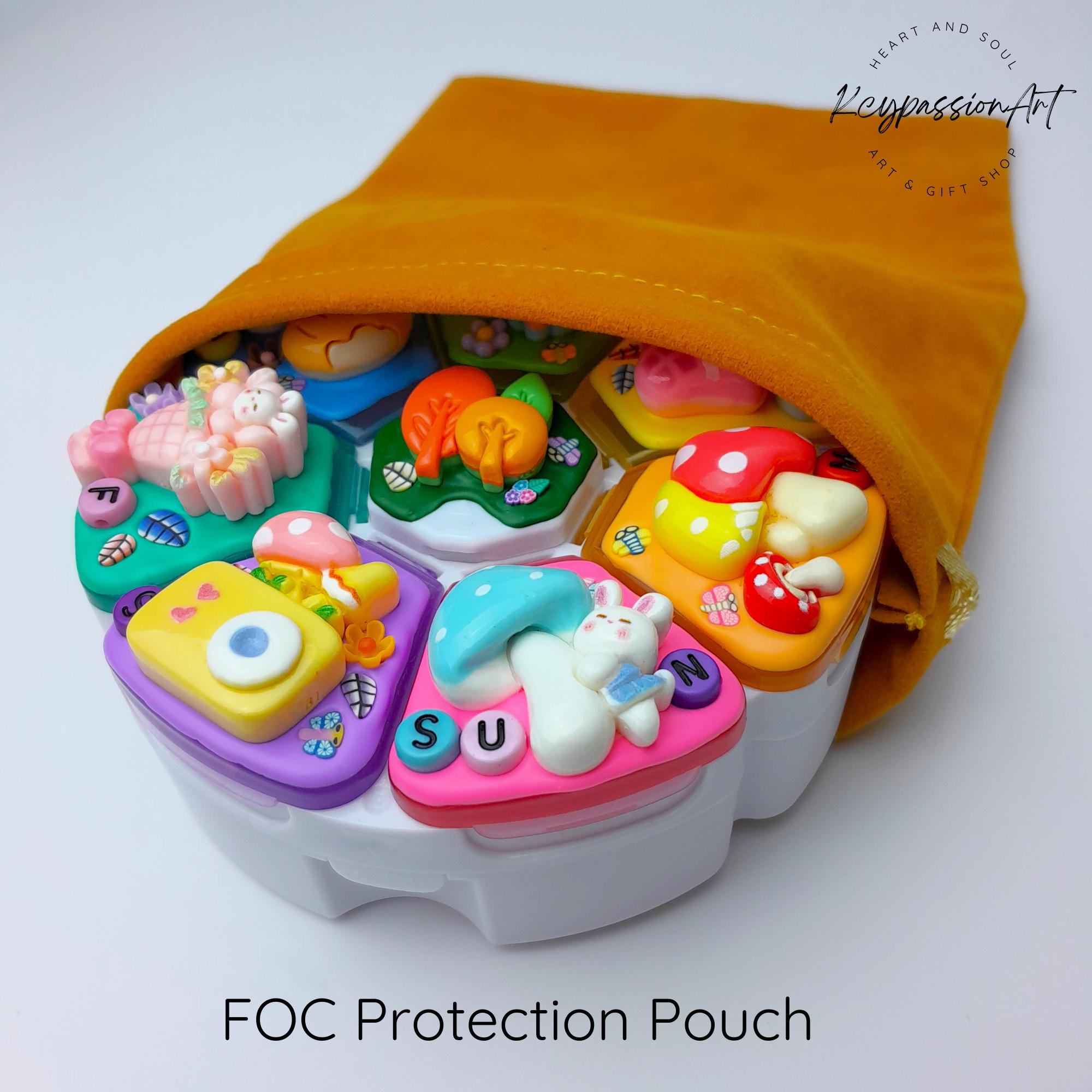 Shroom Wonderland Decorated Round Pill Box