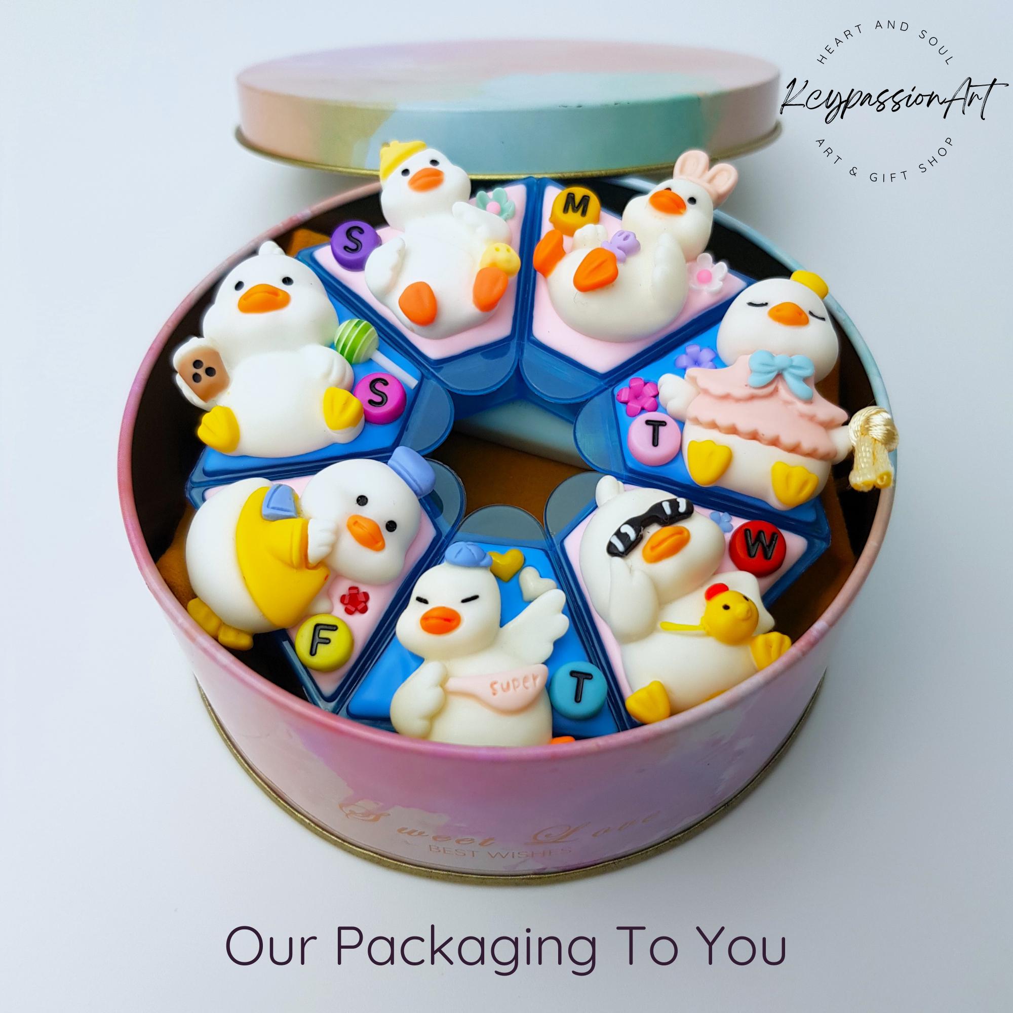 Duck A Pose - Heptagon Pill Box