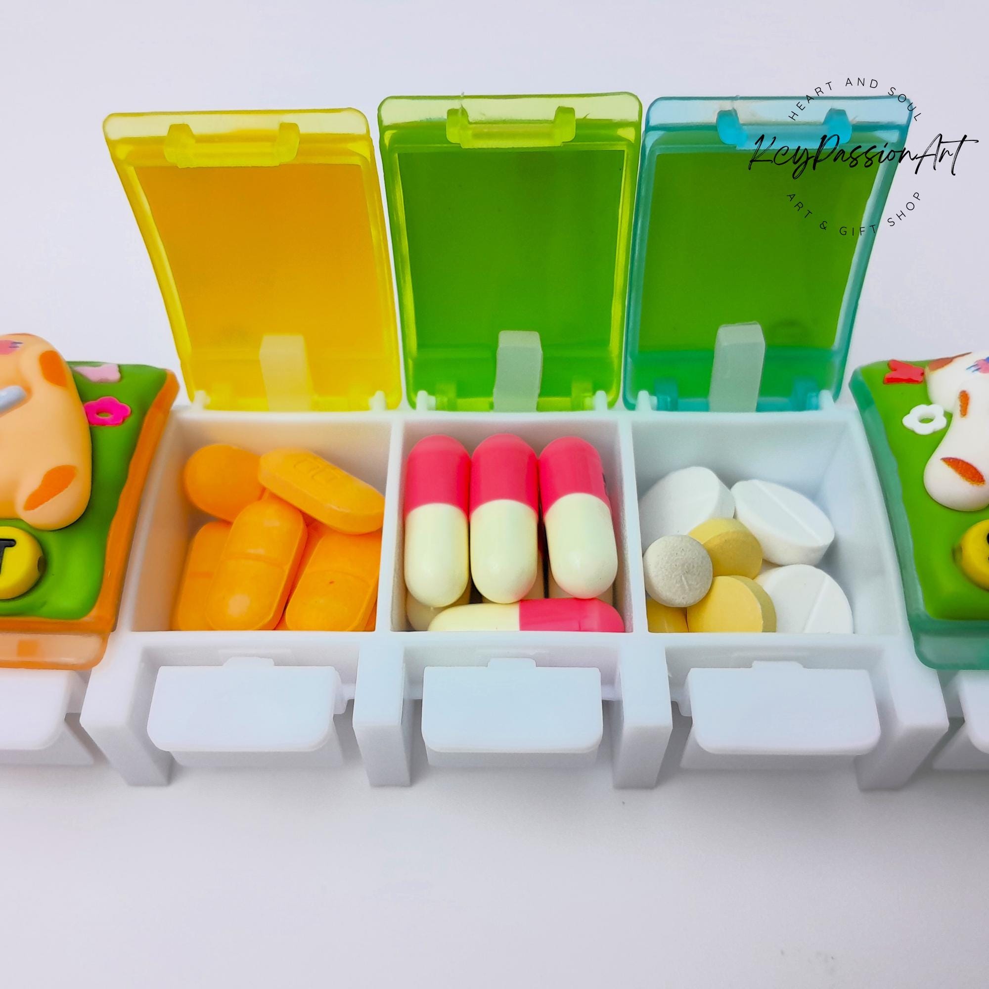 Playful Cats - Straight Pill Box