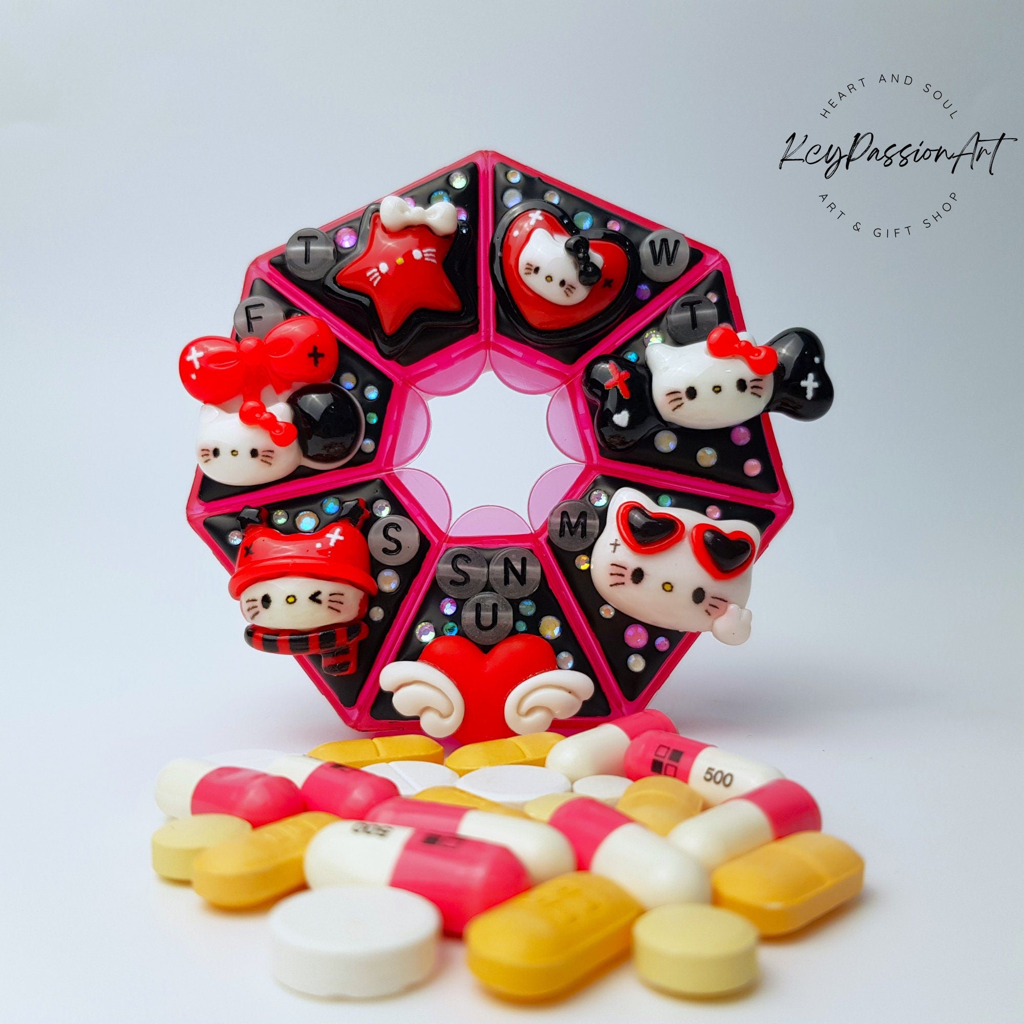 Truly Madly Deeply - Heptagon Pill Box