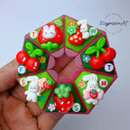 Bunny Berry Cherry - Heptagon Pill Box