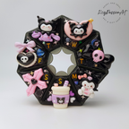 Cute Black Beauty - Heptagon Pill Box