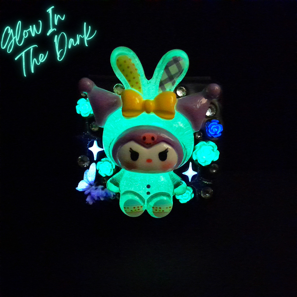 Kuromi Glow - Single Pill Box