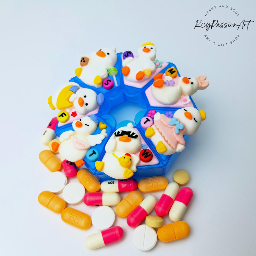 Duck A Pose - Heptagon Pill Box