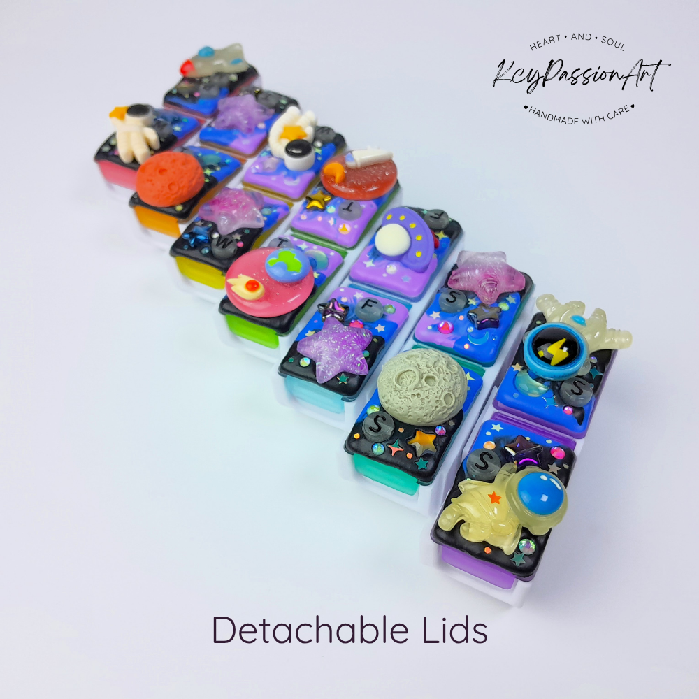 Galaxy Space - Detachable Pill Box