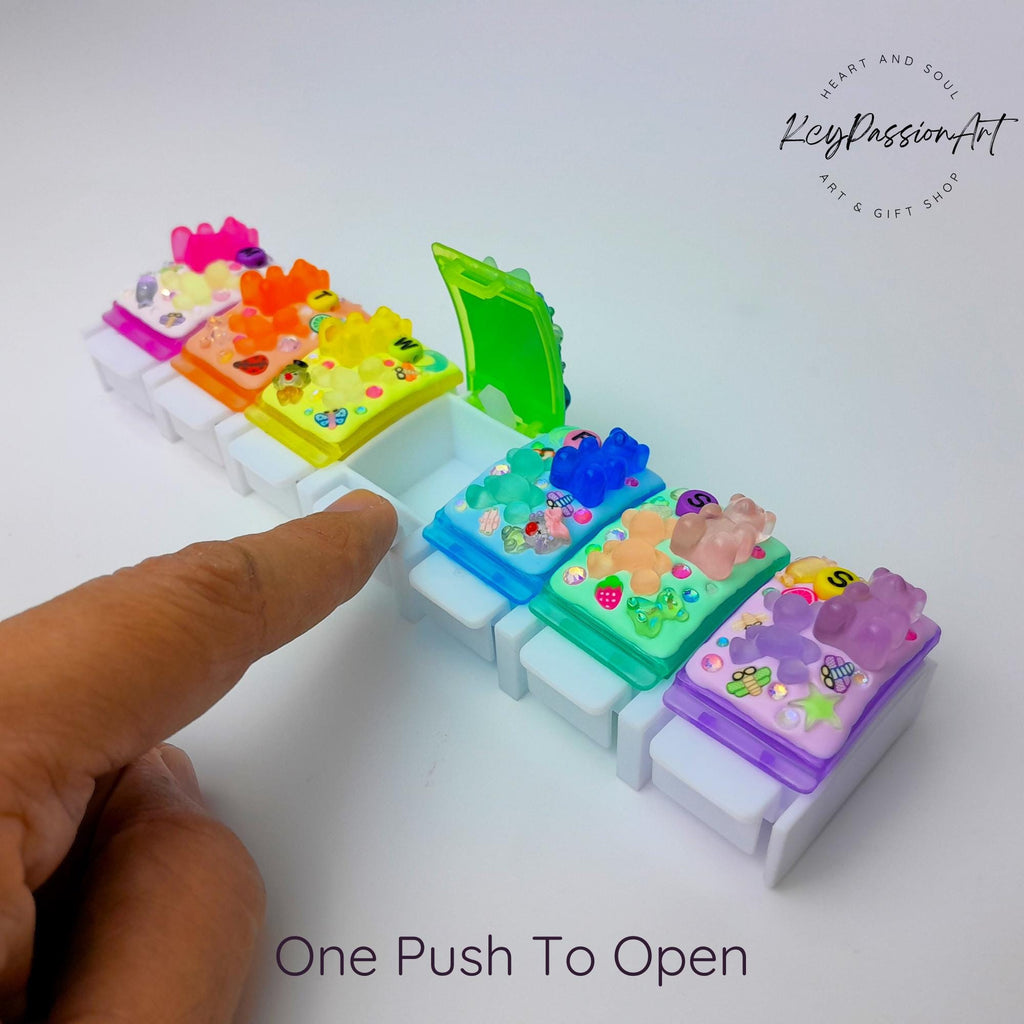 Gummy Bear Glow - Straight Pill Box