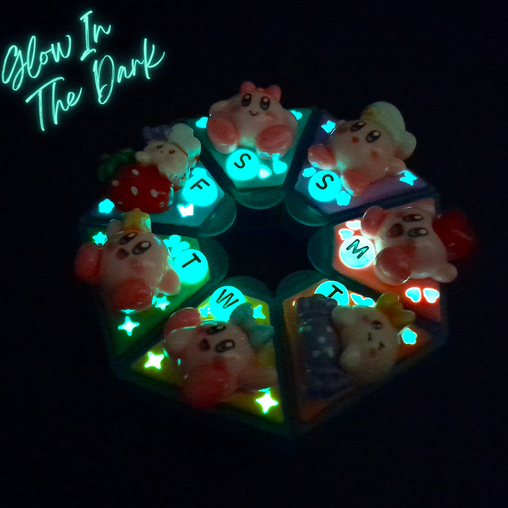 Kirby - Heptagon Pill Box