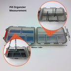 Pillenbox zum Aufklappen und Falten „Mein Lieblingsfilm“, geeignet für Nahrungsergänzungsmittel, Vitamine und Medikamente, Tages- und Nachtpillenbox