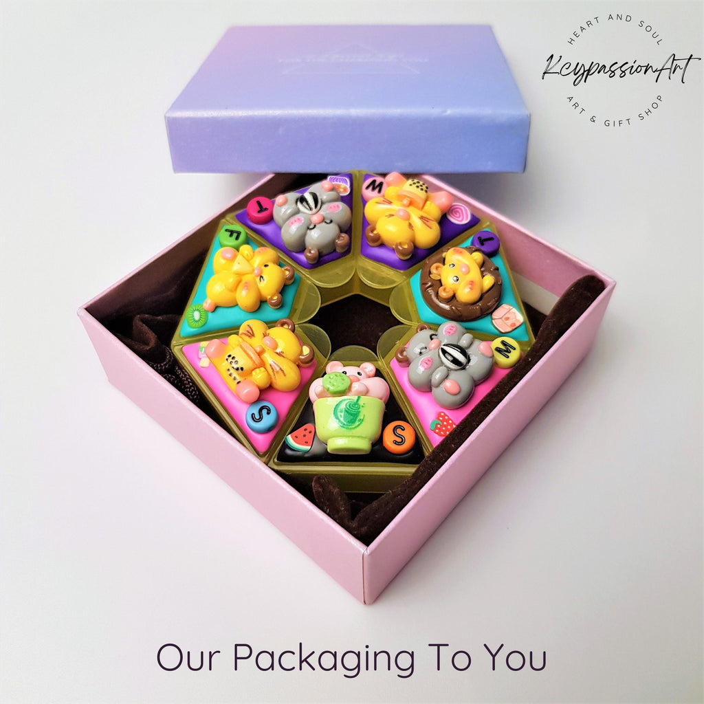 Hungry Hamster - Heptagon Pill Box