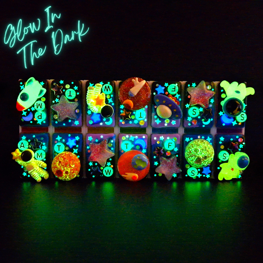 Galaxy Space - Detachable Pill Box