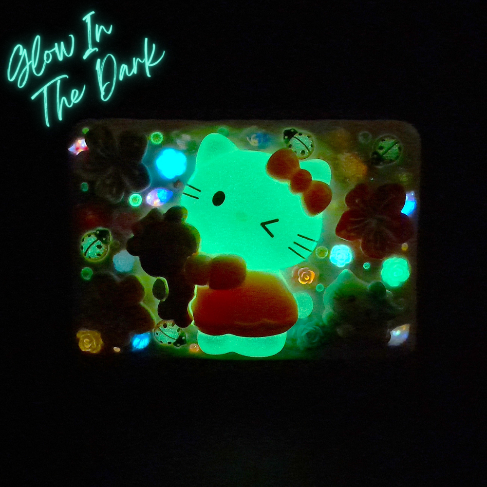 Kittie Loves Teddy - Large Flip Fold Pill Box