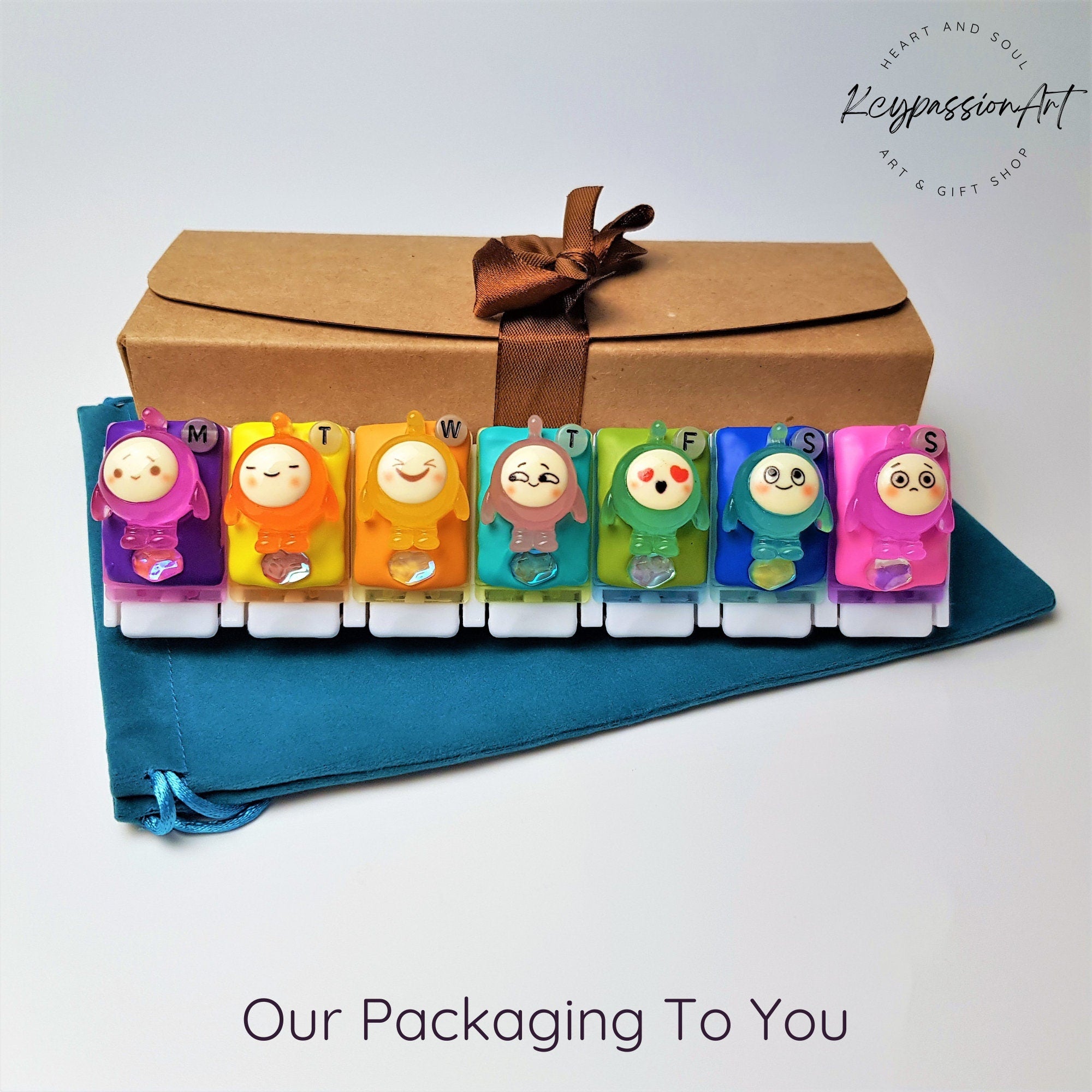 Colorful We Glow - Straight Pill Box