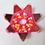 Mushroom Cherry Strawberry - Heptagon Pill Box