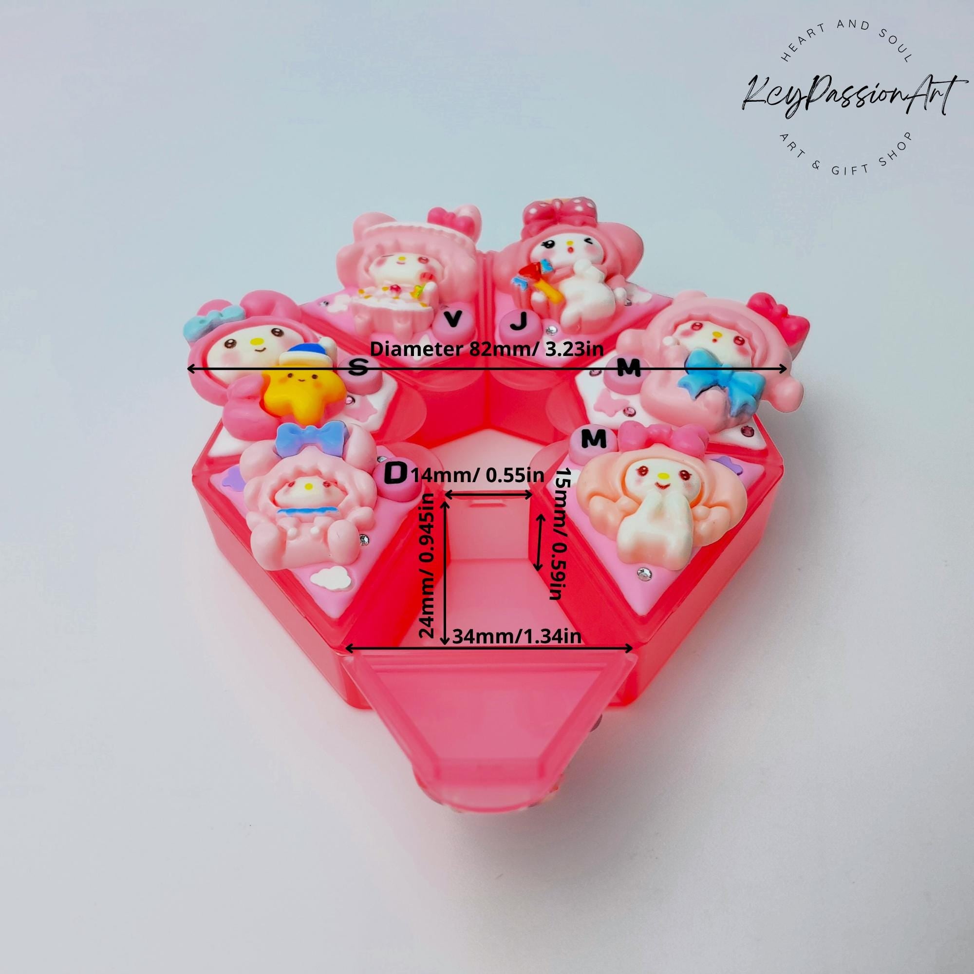 Cute Bestie - Heptagon Pill Box