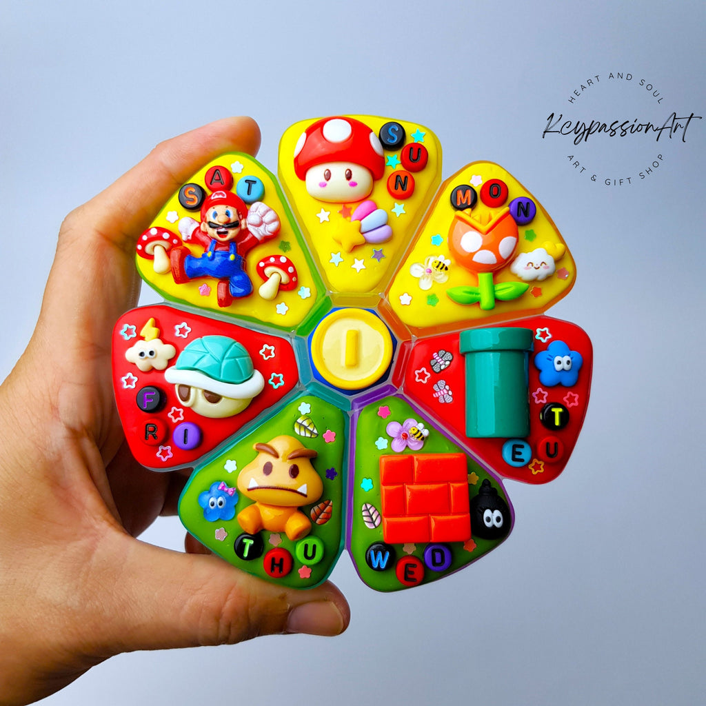 Plumber In Mushroom Kingdom - XL Pill Box