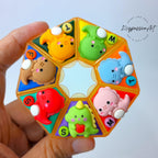 United Color Of Dino - Heptagon Pill Box