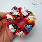 7-Tage-Pillenbox „Halloween-Hasen“, Medikamenten- und Nahrungsergänzungsmittelspender, 7-Tage-Pillenbox für Tag und Nacht