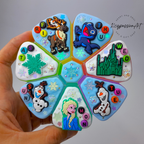 Snow Queen XL 7-Tage-Pillenbox: Glitzernder Medikamentenspender