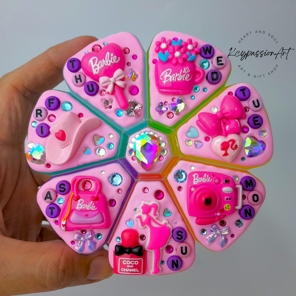 Pink And Girlie - XL Pill Box