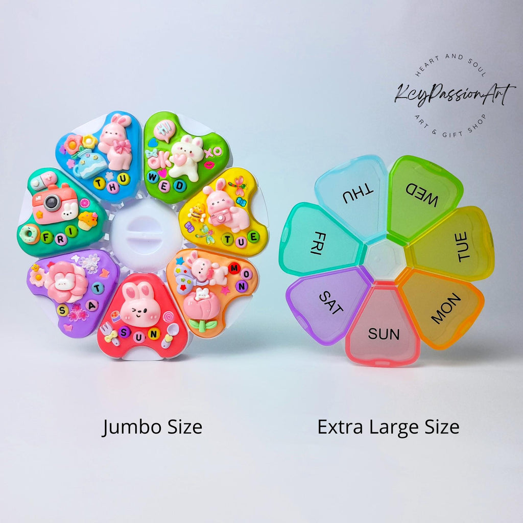 Bunny Daily Fun - Jumbo Pill Box