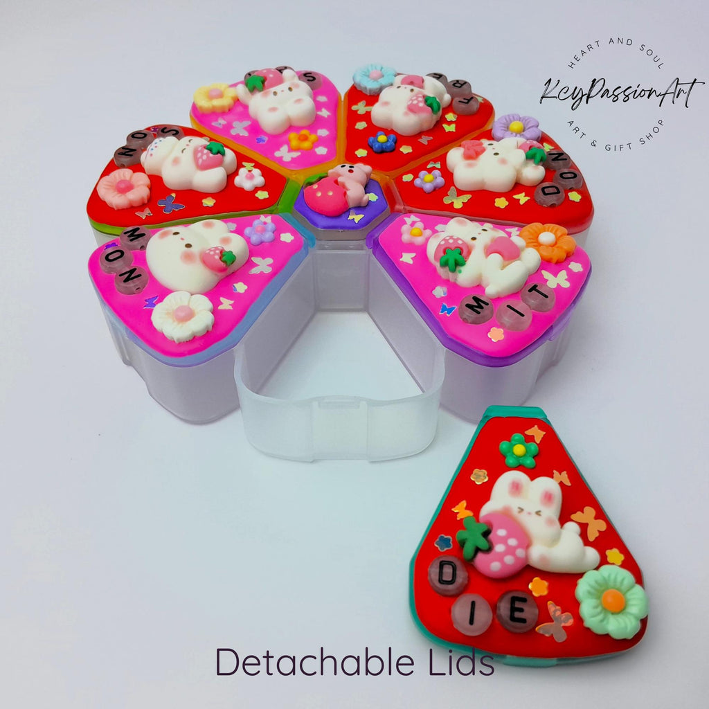 Luminous Bunny Berries - XL Pill Box