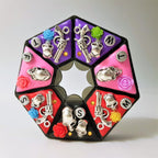 Skulls Guns & Roses - Heptagon Pill Box