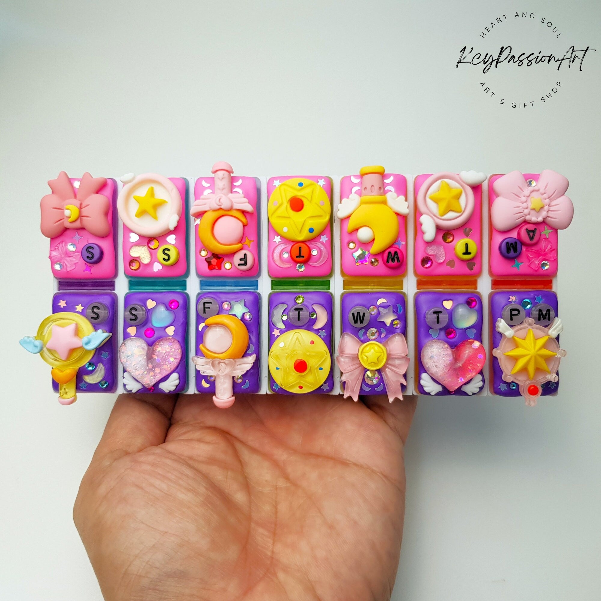 Magic Wands & Ribbons - Detachable Pill Box