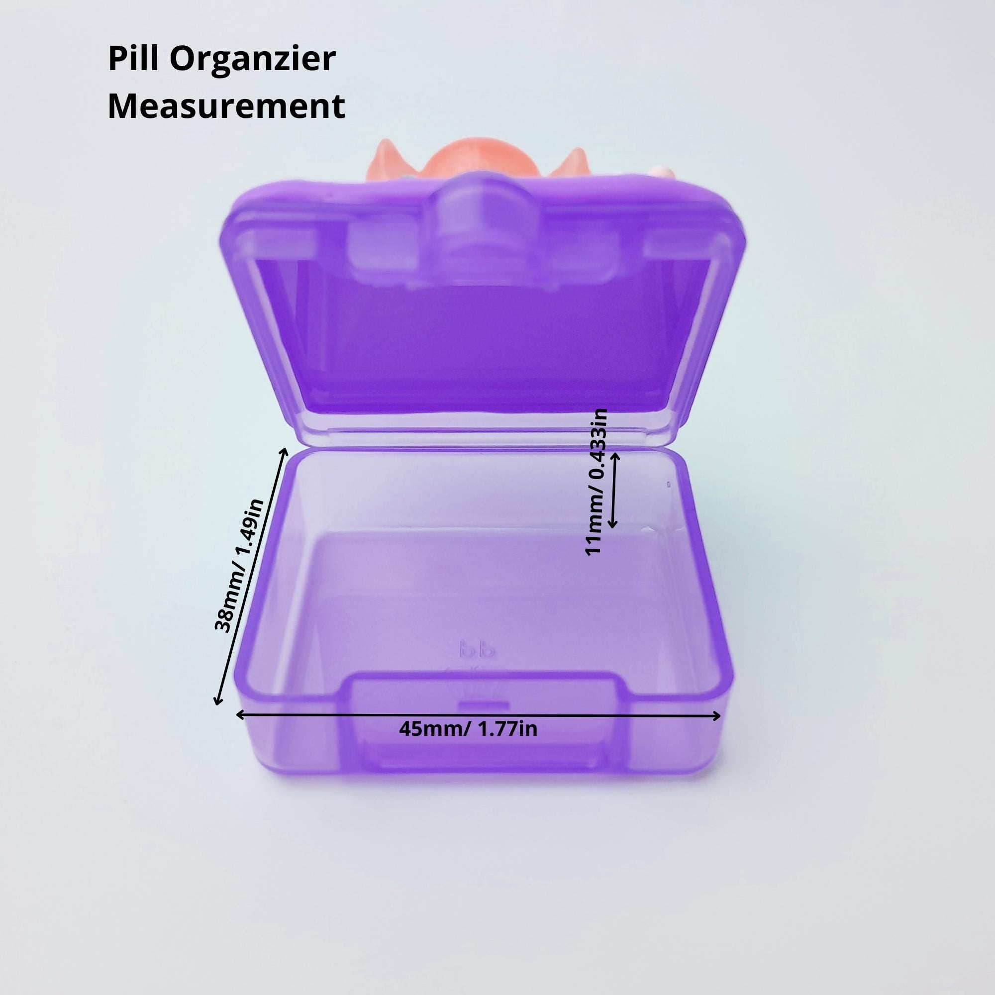 Pilulier décoré « Glow With Me » pour une seule journée