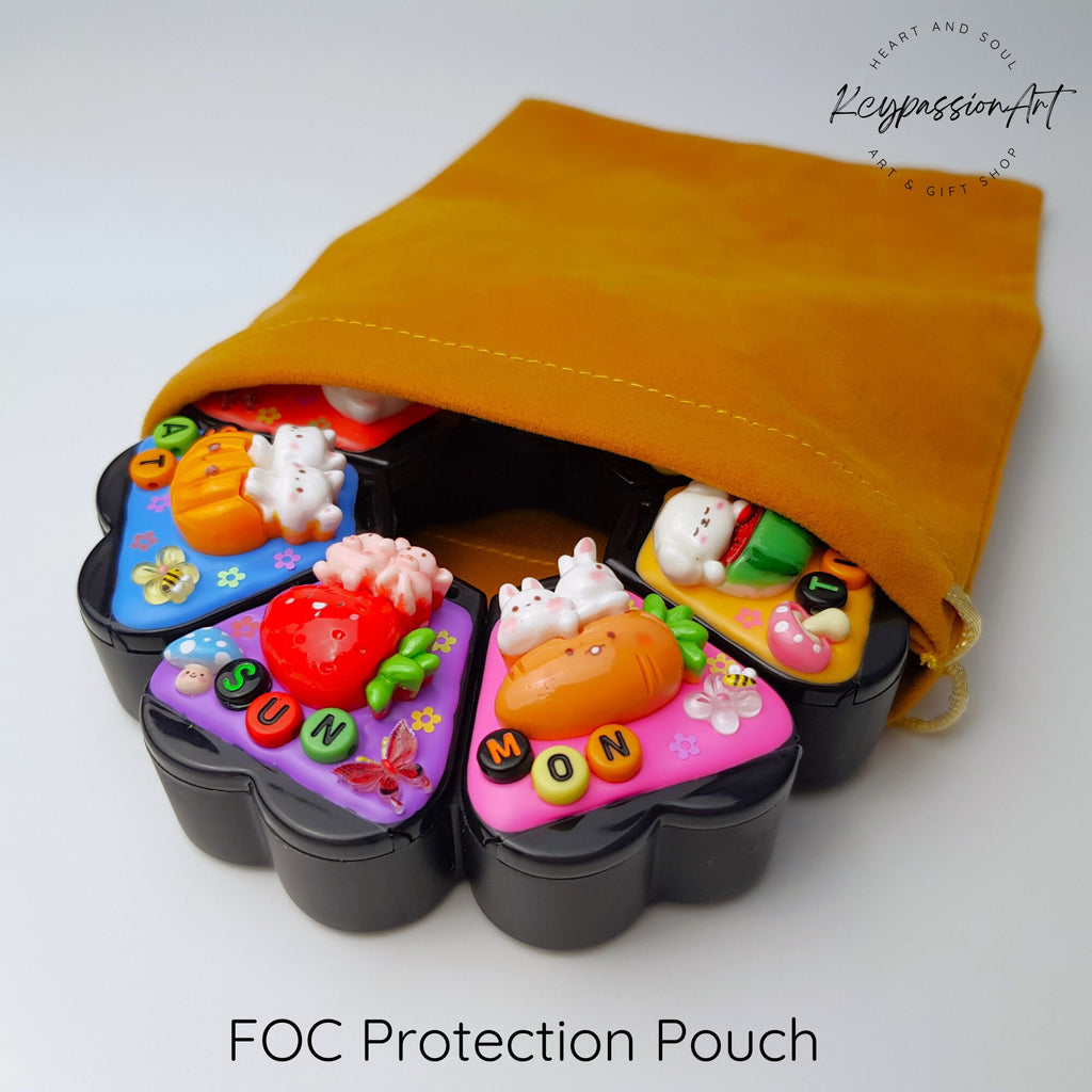 Fruits And Vegetables - XL Pill Box