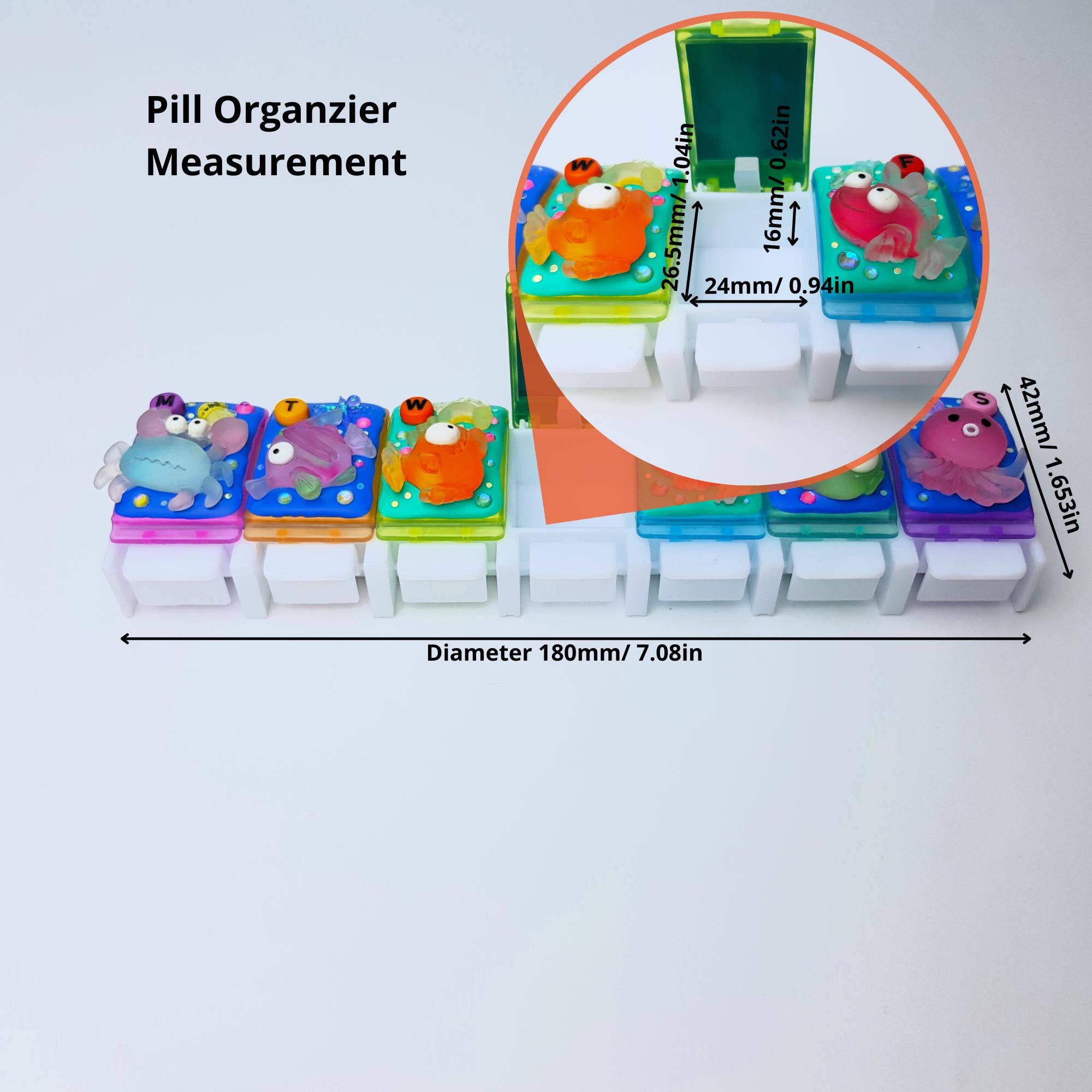 Love Marine Life - Straight Pill Box