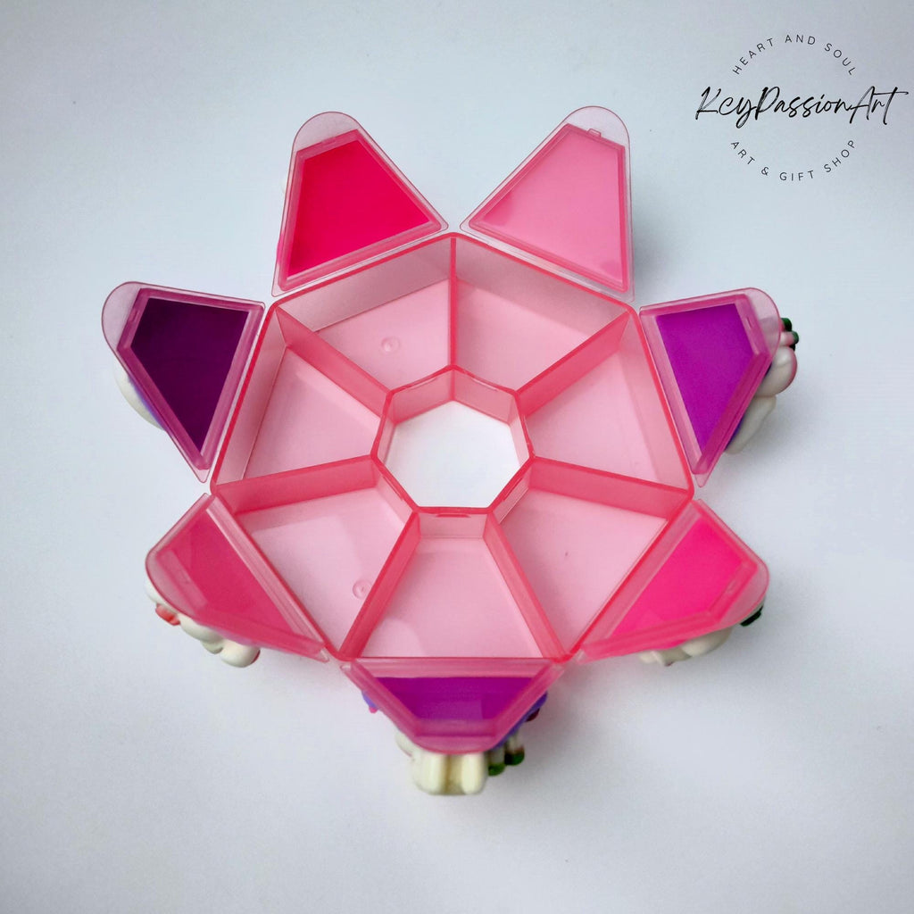 7-Tage-Pillenbox mit Dekoration „Erdbeer-Spaßtag“ – Medikamentenbox, Vitaminspender, Pillenaufbewahrung