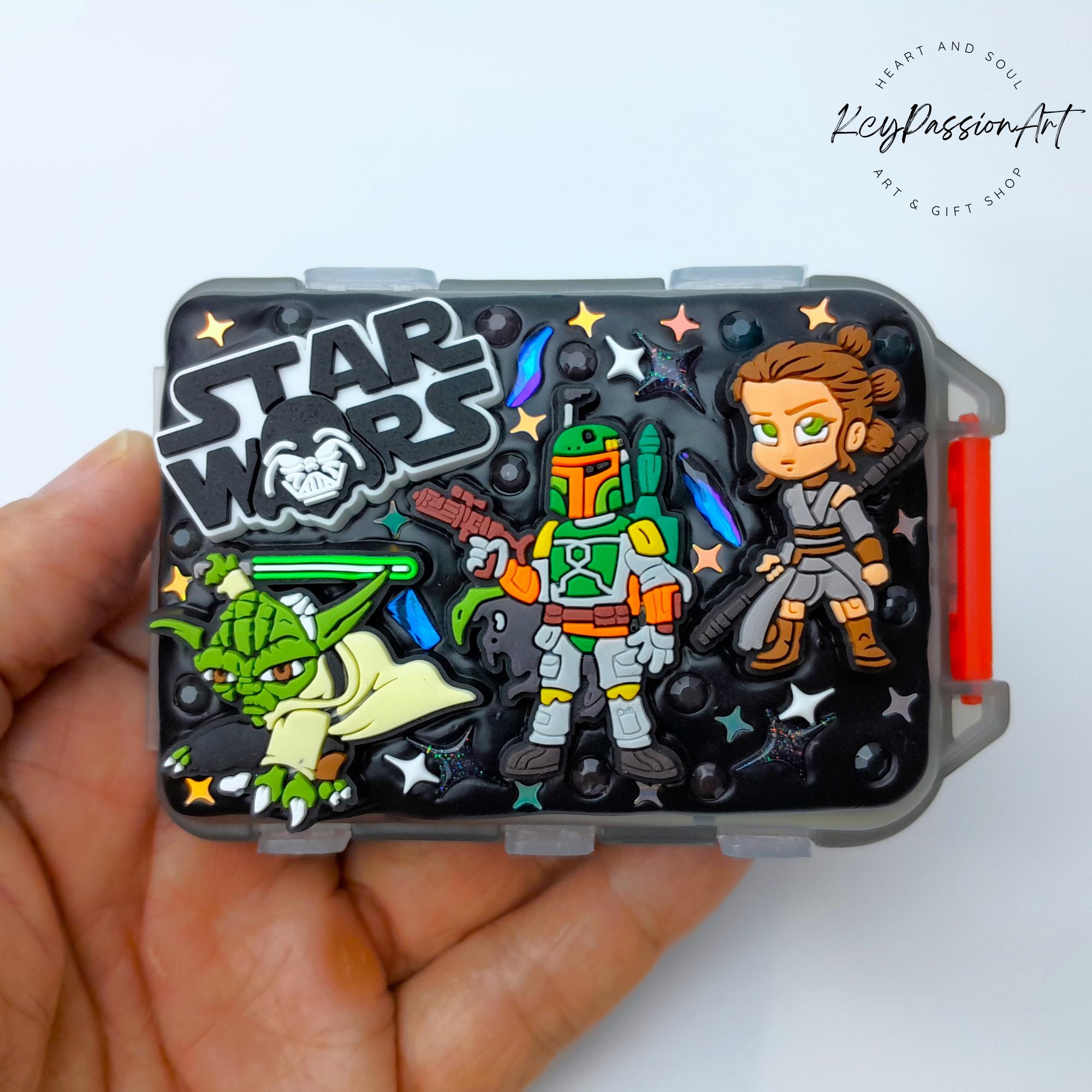 Pillenbox zum Aufklappen und Falten „Mein Lieblingsfilm“, geeignet für Nahrungsergänzungsmittel, Vitamine und Medikamente, Tages- und Nachtpillenbox