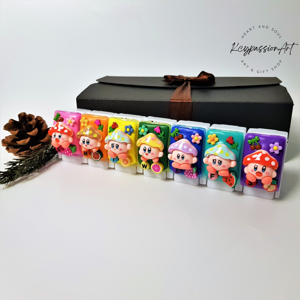 Garden Magic Mushrooms - Straight Pill Box