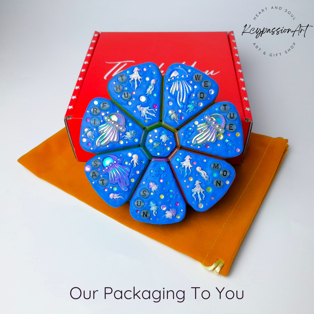 Jellyfish Glow - XL Pill Box