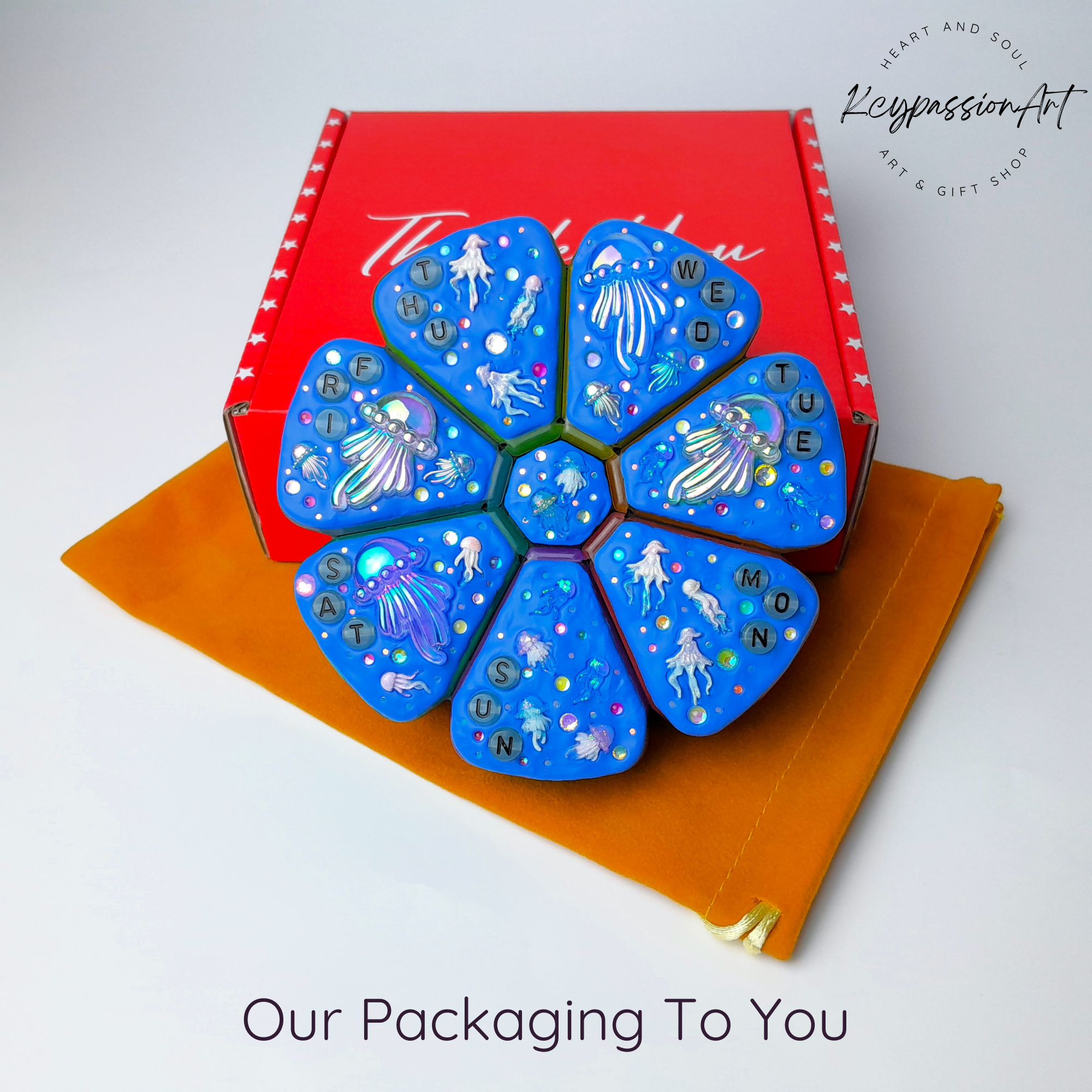 Jellyfish Glow - XL Pill Box