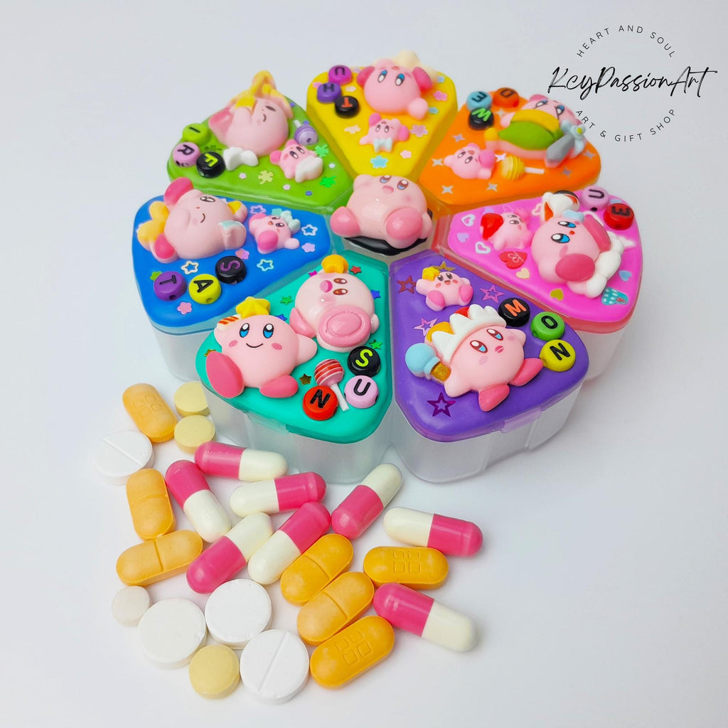 Charge Up Pink Balls - XL Pill Box