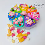 Charge Up Pink Balls - XL Pill Box