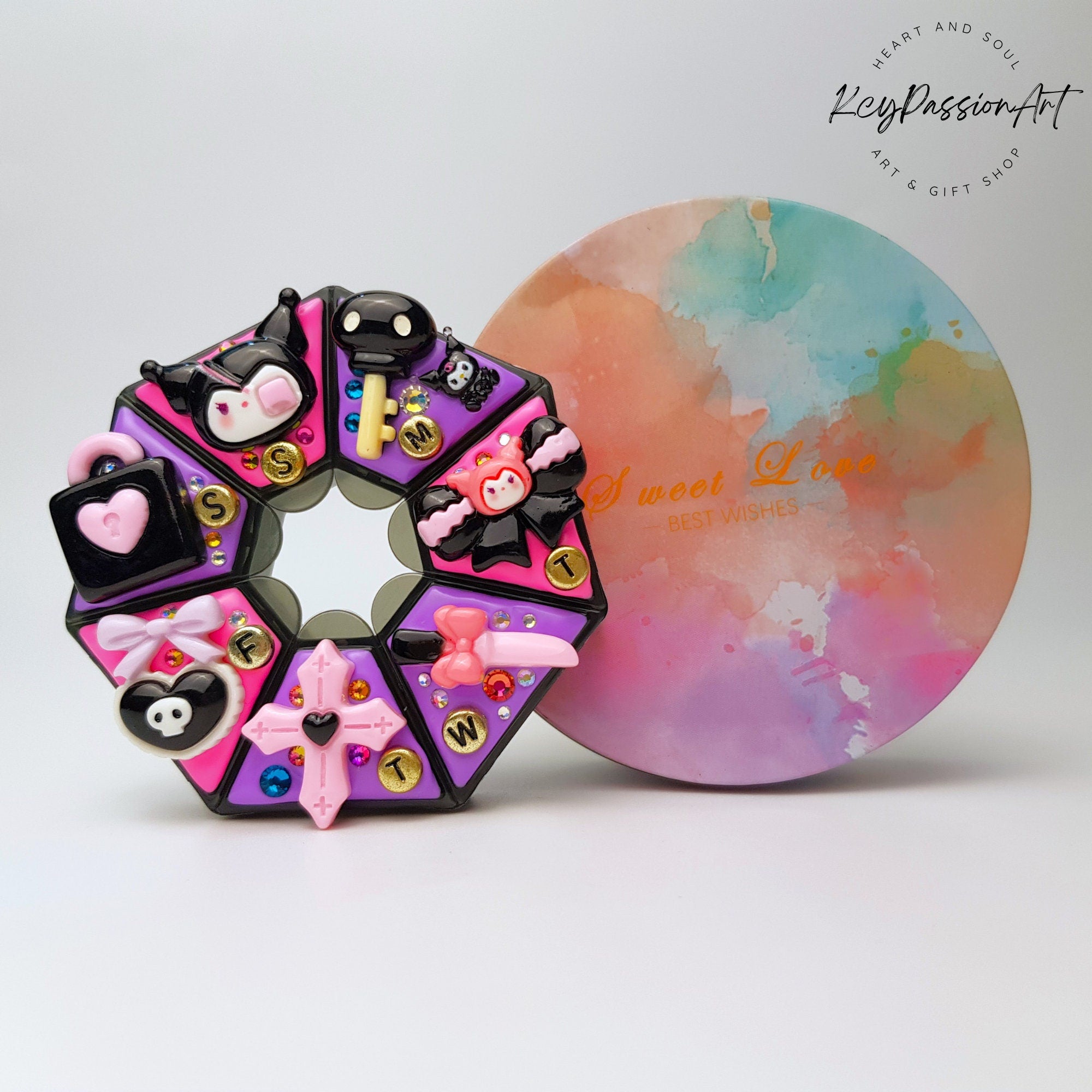 Cute Little Pirate - Heptagon Pill Box