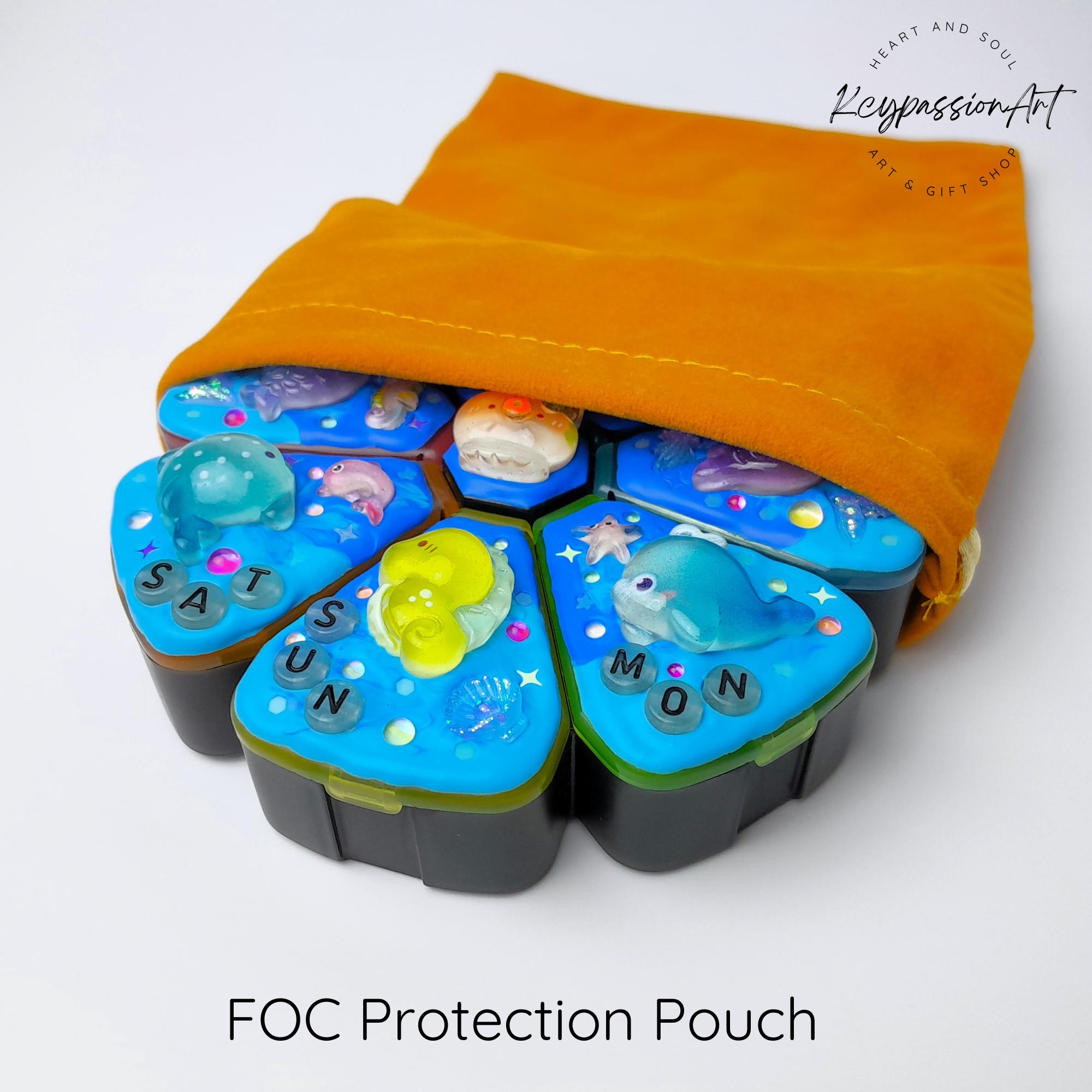 The Ocean Blue Sea - XL Pill Box