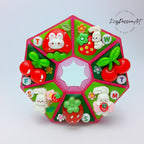 Bunny Berry Cherry - Heptagon Pill Box