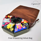 Colorful Wise Owls - Heptagon Pill Box