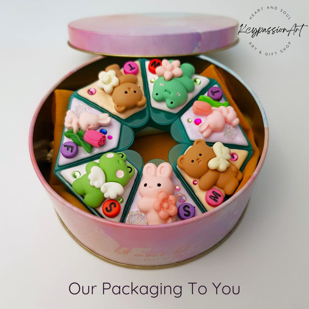 Bunny Magical Moment - Heptagon Pill Box