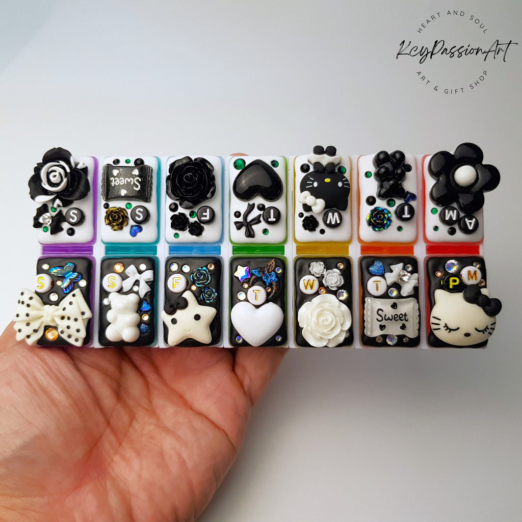 Goth And Kitty - Detachable Pill Box